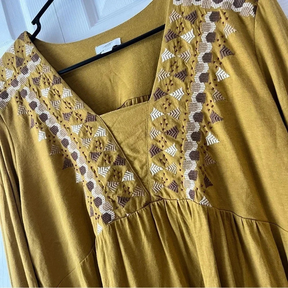 J. Jill Beaded & Embroidered Tunic Top Med - Picture 4 of 7